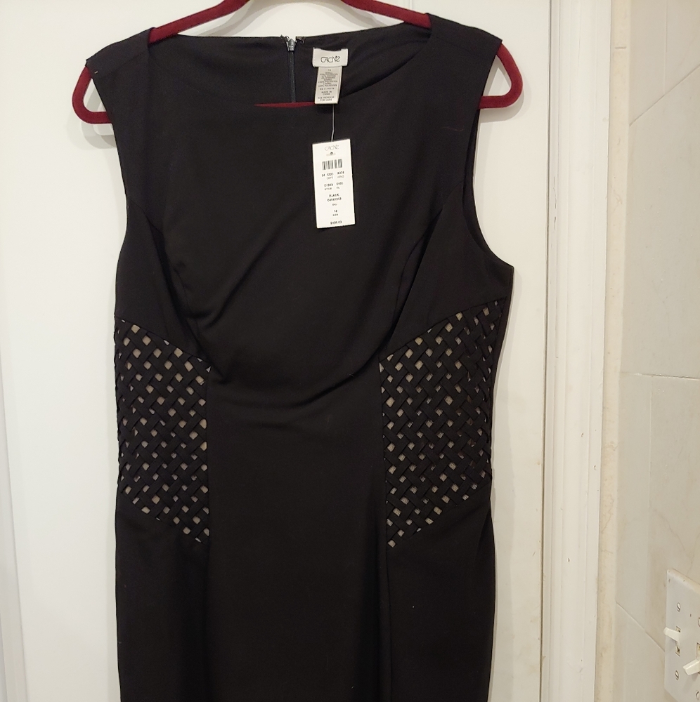 Cache Sexy sheath dress with Side Cutouts